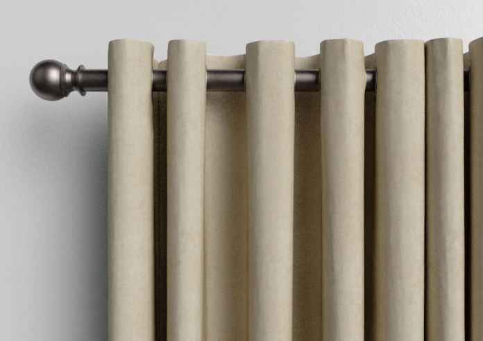Faux Suede, Natural - Made to Measure Curtains - Image 12